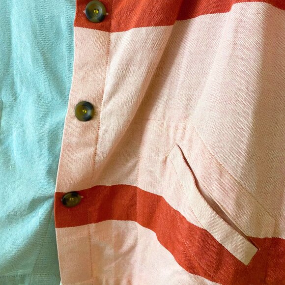 New Market Goods Rasmi Chore Jacket - Size LARGE - Slow Fashion Canvas Shacket - Picture 8 of 12